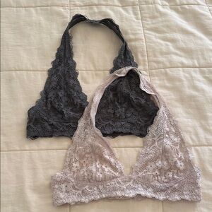 Free People Lacey Halter Bralettes